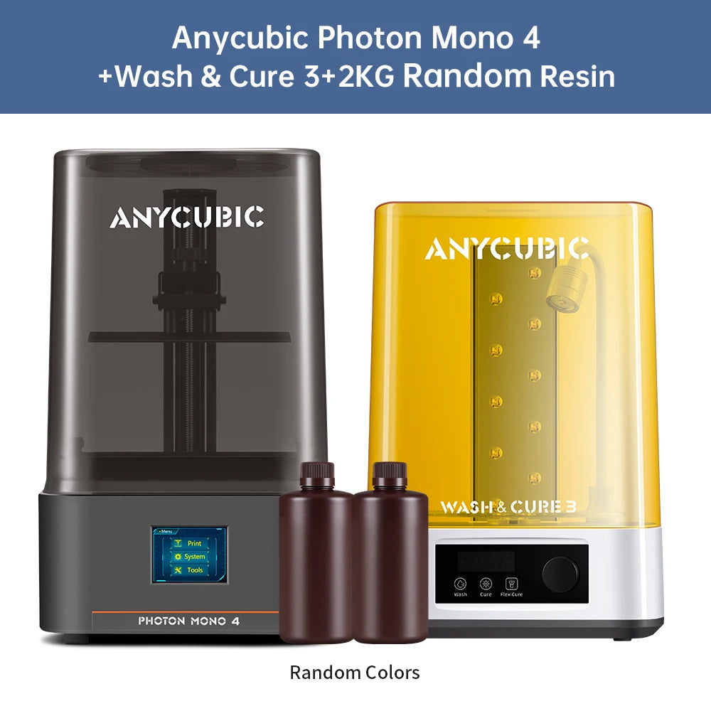 PRESALE ANYCUBIC Photon Mono 4 LCD 3D Printer with 7" 10K high-definition screen High-Speed UV Resin 3D Printing 153×87×165mm