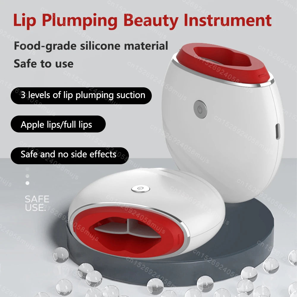 Electric Lip Vacuum Plumper Bigger Lip Suction Plumper Tool Lip Plumping Device Lip Enhancer Lip Augmentation Beauty Device