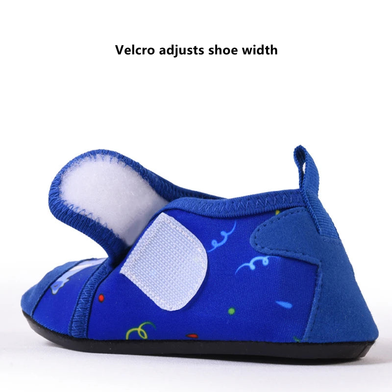 Children Indoor Sock Shoes Baby Floor Socks Spring Summer Cartoon Unicorn Girls Boys Sock With Rubber Soles Kids Slippers