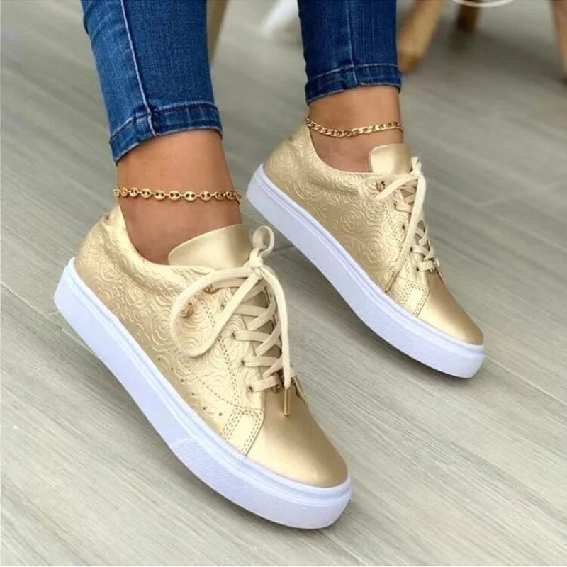 Women's Sports Sneakers Platform Shoes Fashion Wedges Female Tennis Casual Lace Up Running Ladies Footwear 2023 Zapatillas Mujer