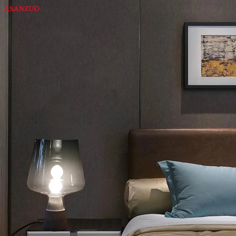 Nordic desk Lamp creative cement led table lamp for Bedroom living room bedsidehome decoration E14/E27 modern Table Lamps