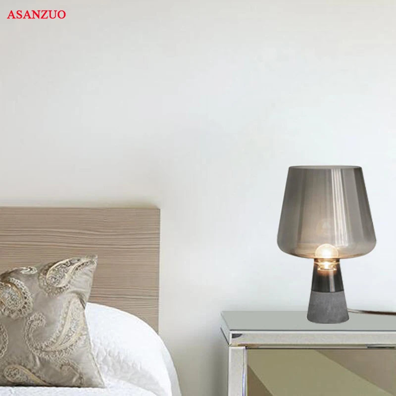 Nordic desk Lamp creative cement led table lamp for Bedroom living room bedsidehome decoration E14/E27 modern Table Lamps